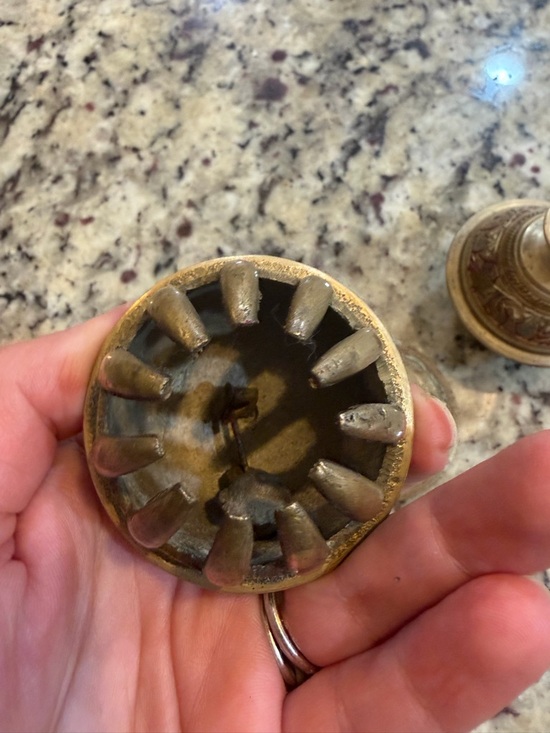 Vintage Indian Brass Elephant Claw Bells (Set of 3) - Picture 3 of 10